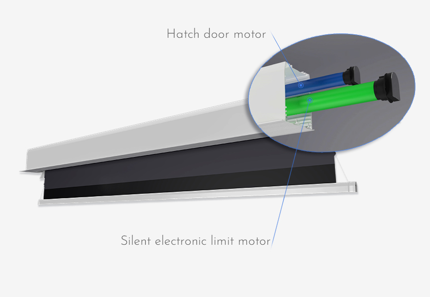 Inside of the SCREENPRO<sup>®</sup> ALR screen dual motor