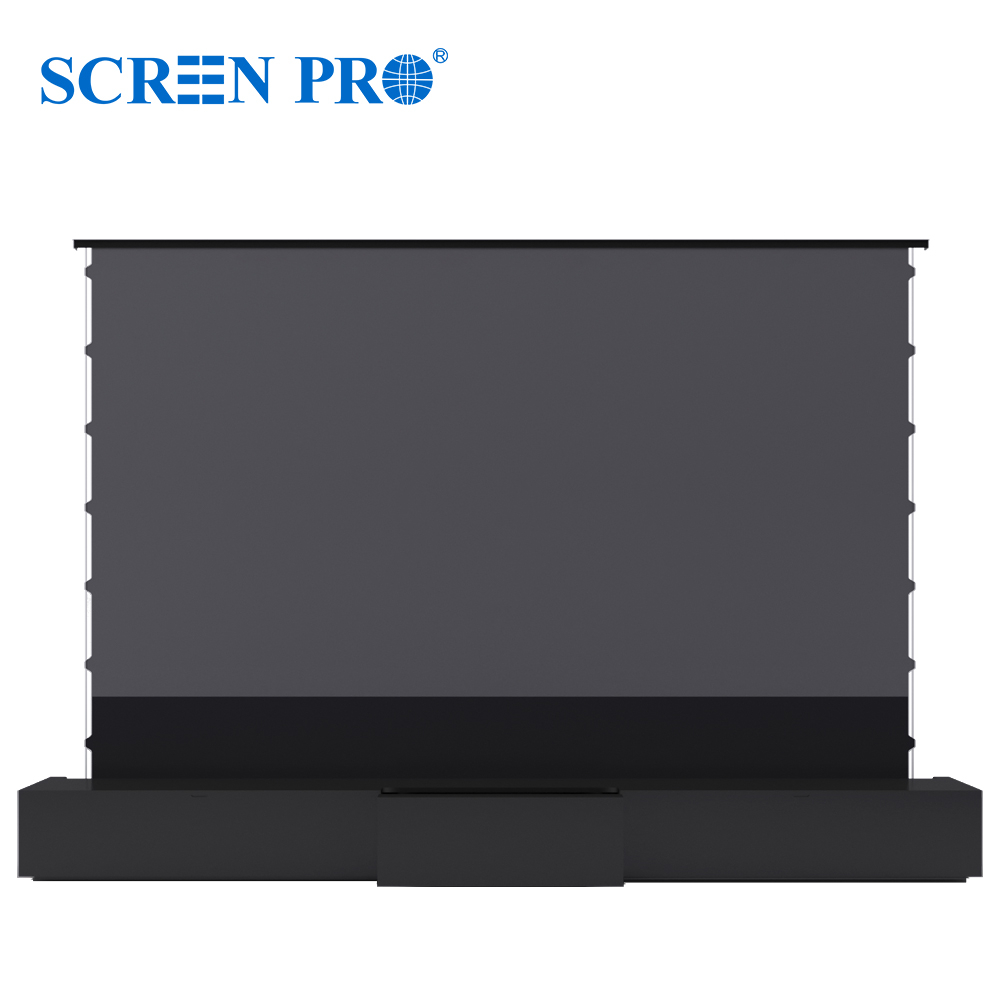 SCREENPRO Laser TV Screen with Integrated Cabinet Bundle
