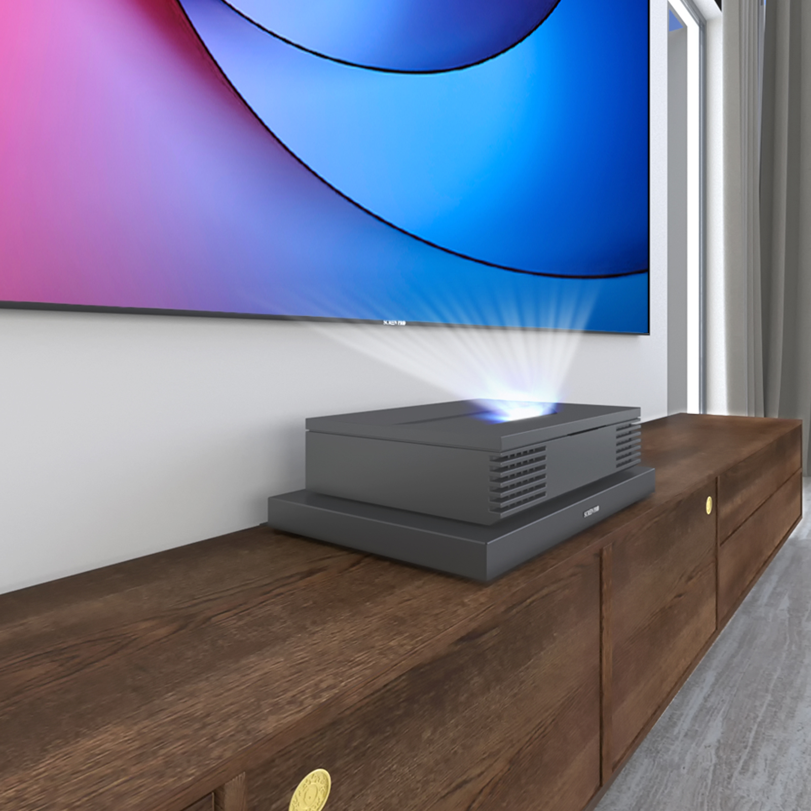 Motorized Ultra Short Throw(UST) Projector Shelf