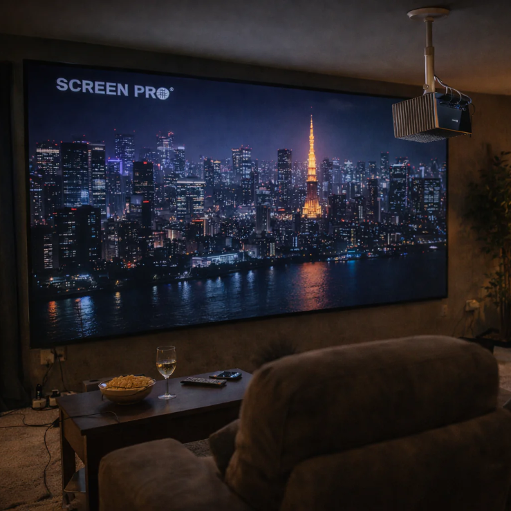 7mm Frame Screen For RGB Projector - FZ-3C