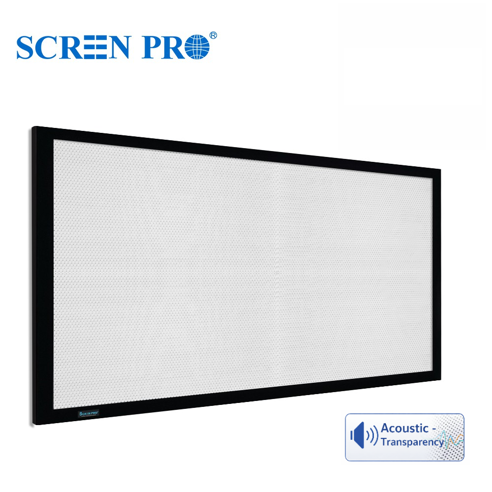 Acoustic Transparent Fixed Frame Projection Screen - FP