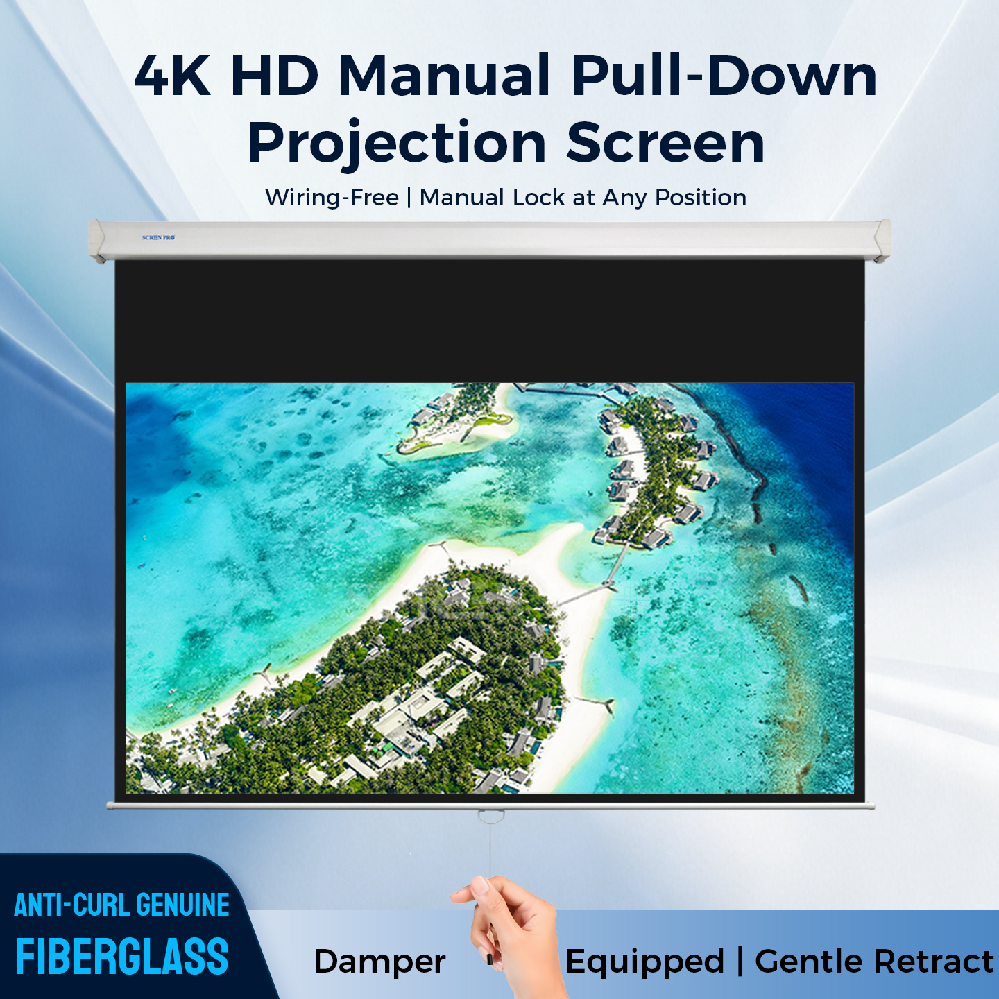 Manual Pull-down Screens
