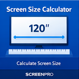 Projection Screen Size Calculator