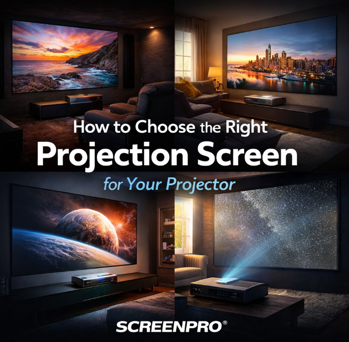 How to Choose the Right Projection Screen for Your Projector