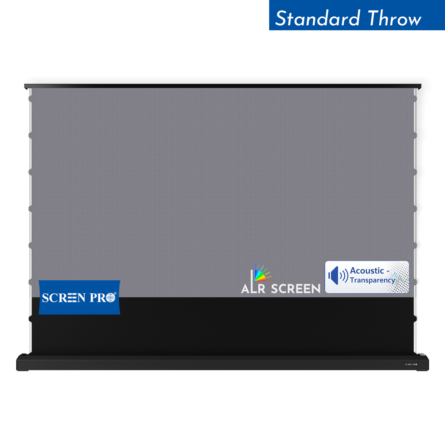 Self-Rising ALR Acoustic Transparency Screen - TD-T8