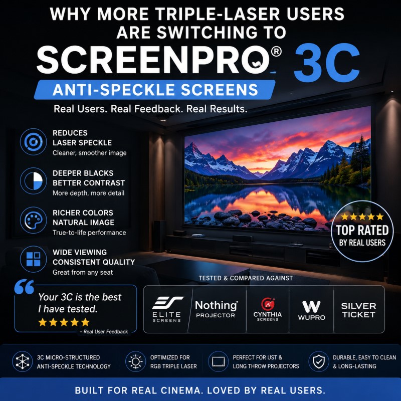 Why Home Theater Designers Choose Acoustic Transparent Screens