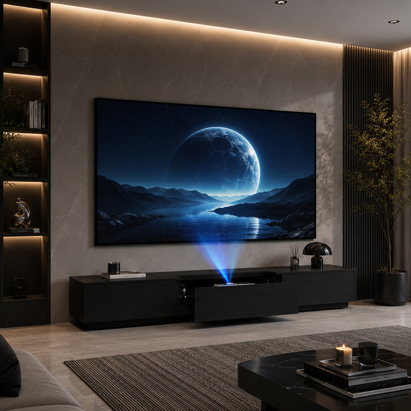 SCREENPRO Integrated Laser TV Cabinet System