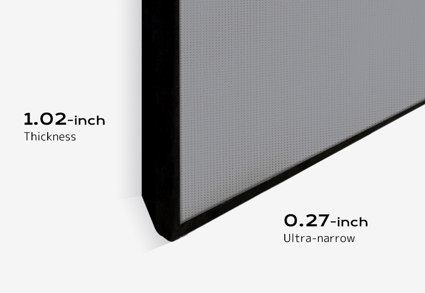 Frame screen with 