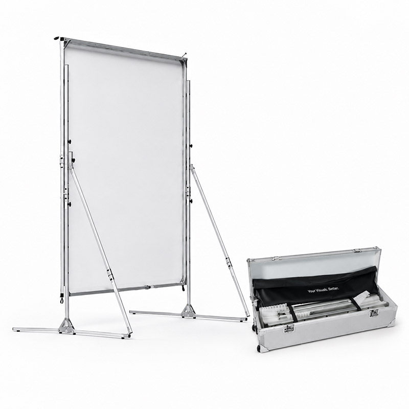 SCREENPRO® Portable Front & Rear Projection Quick Fold Screen | Jampo™ Series