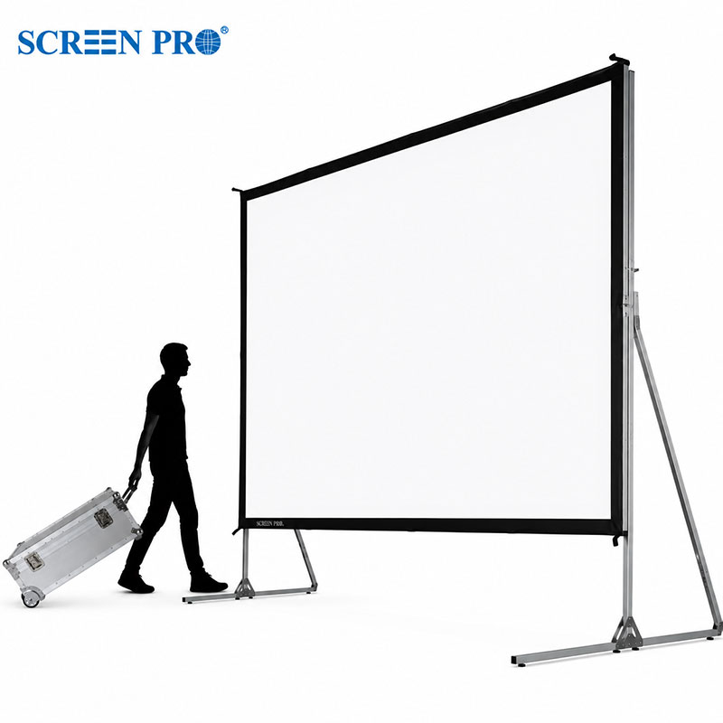 SCREENPRO® Portable Front & Rear Projection Quick Fold Screen | Jampo™ Series