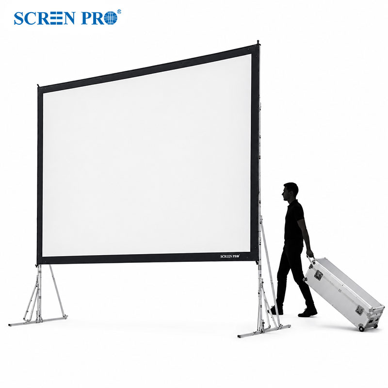 SCREENPRO® Topview QT Large Format Quick Fold Projection Screen