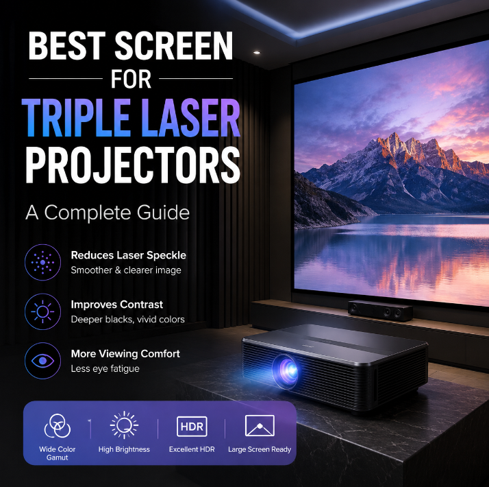 Best Screen For Triple Laser Projectors