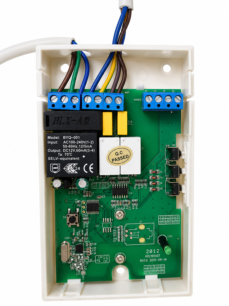Control Box Pairing Button