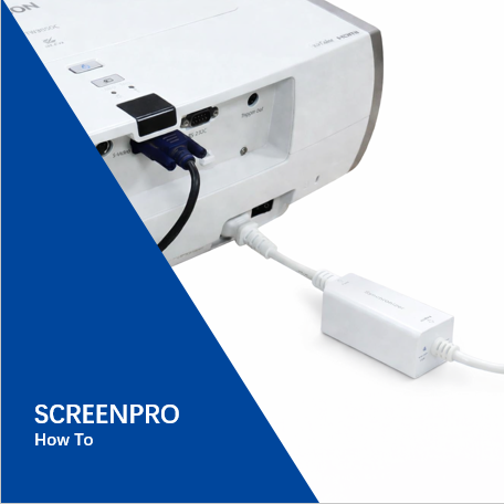 How To Control Your SCREENPRO Projector Screen By Using The Sync-Trigger?