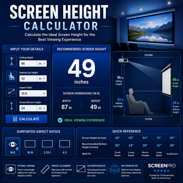 Screen Height Calculator
