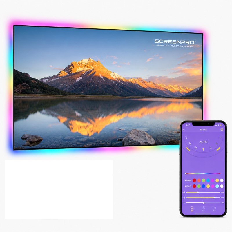 SCREENPRO RGB LED backlight kit with app and remote control