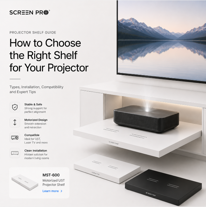 Projector Shelf Guide: How to Choose the Right Shelf for Your Projector