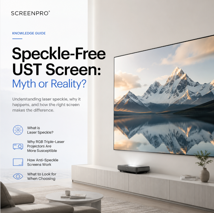 Speckle-Free UST Screen Explained: Myth, Reality and Laser Speckle
