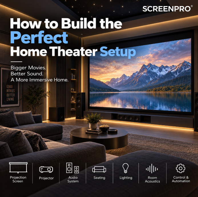 How to Build the Perfect Home Theater Setup | SCREENPRO