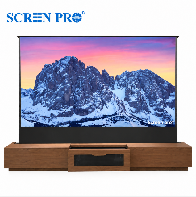 SCREENPRO Motorized Laser TV Cabinet System