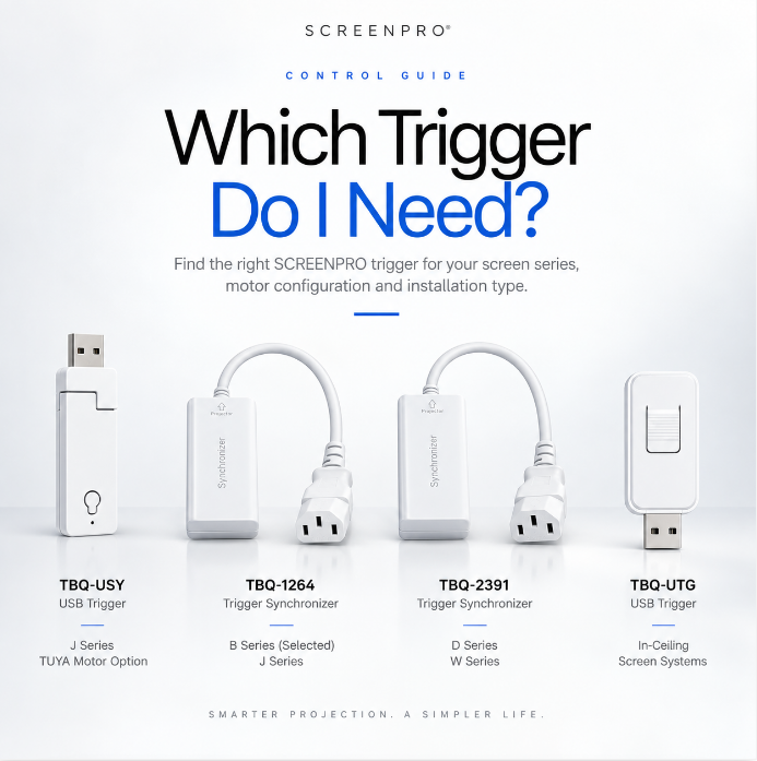 Which Projector Screen Trigger Do I Need? | SCREENPRO®